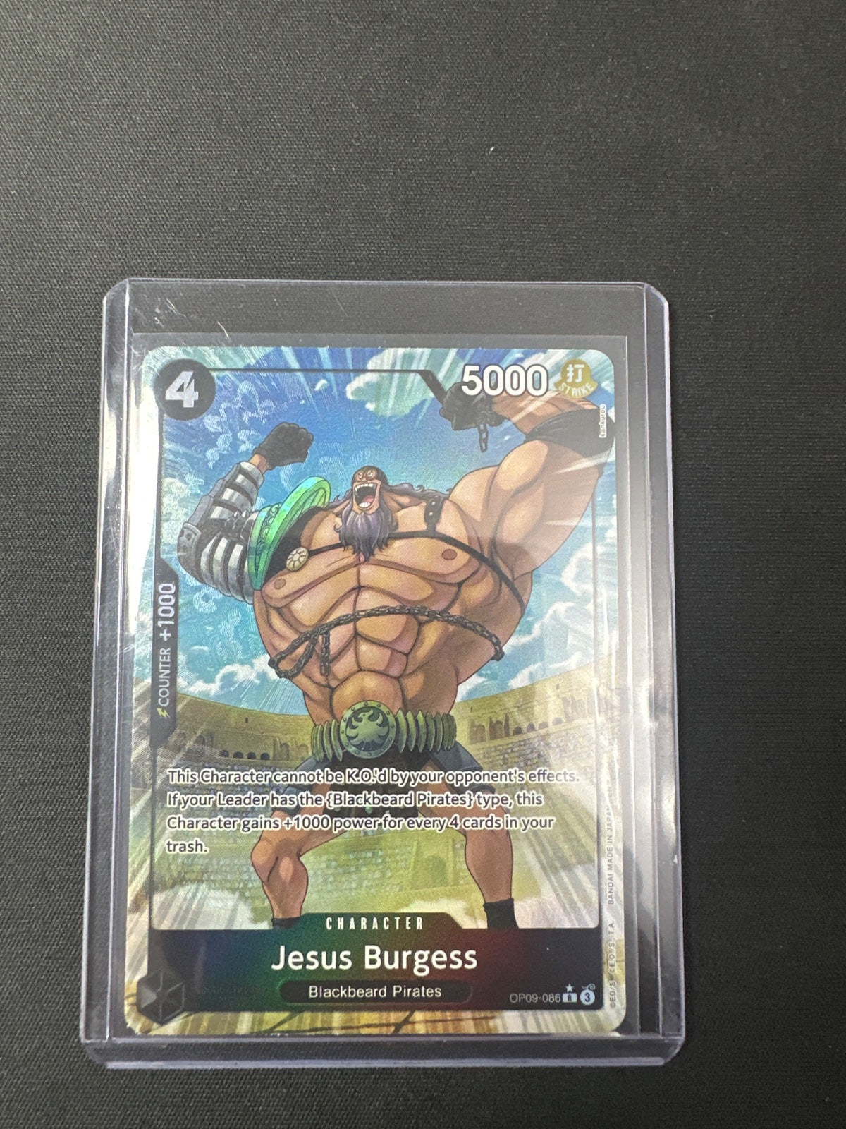 Jesus Burgess (Alternate Art) OP09-086 (Premium Booster -The Best- Vol. 2)