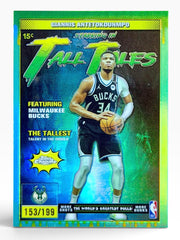 2025-26 Topps Chrome Giannis Antetokounmpo Tall Tales Aqua Refractor /199