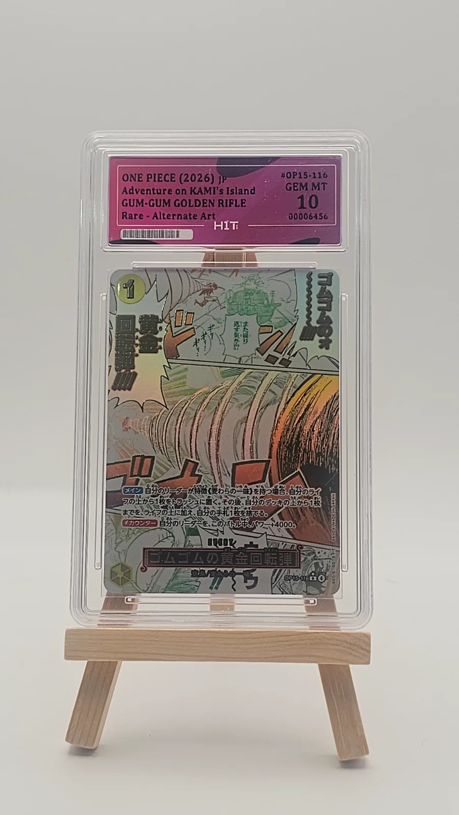 Gum-Gum Golden Rifle (Parallel) (JP) OP15-116 (Adventure on KAMI's Island) — HIT 10
