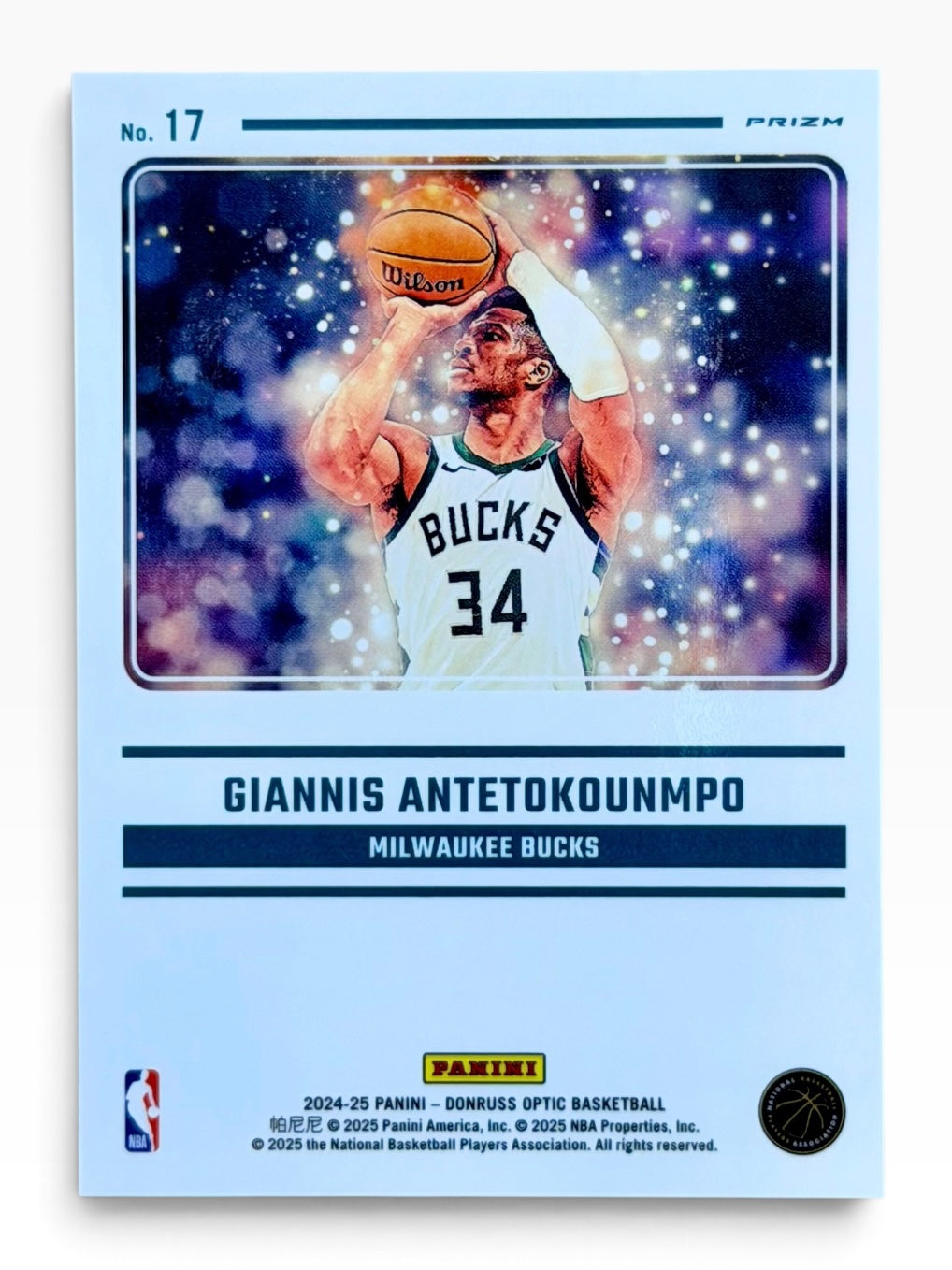 2024-25 Panini Optic Donruss Giannis Antetokounmpo Mythical Case Hit