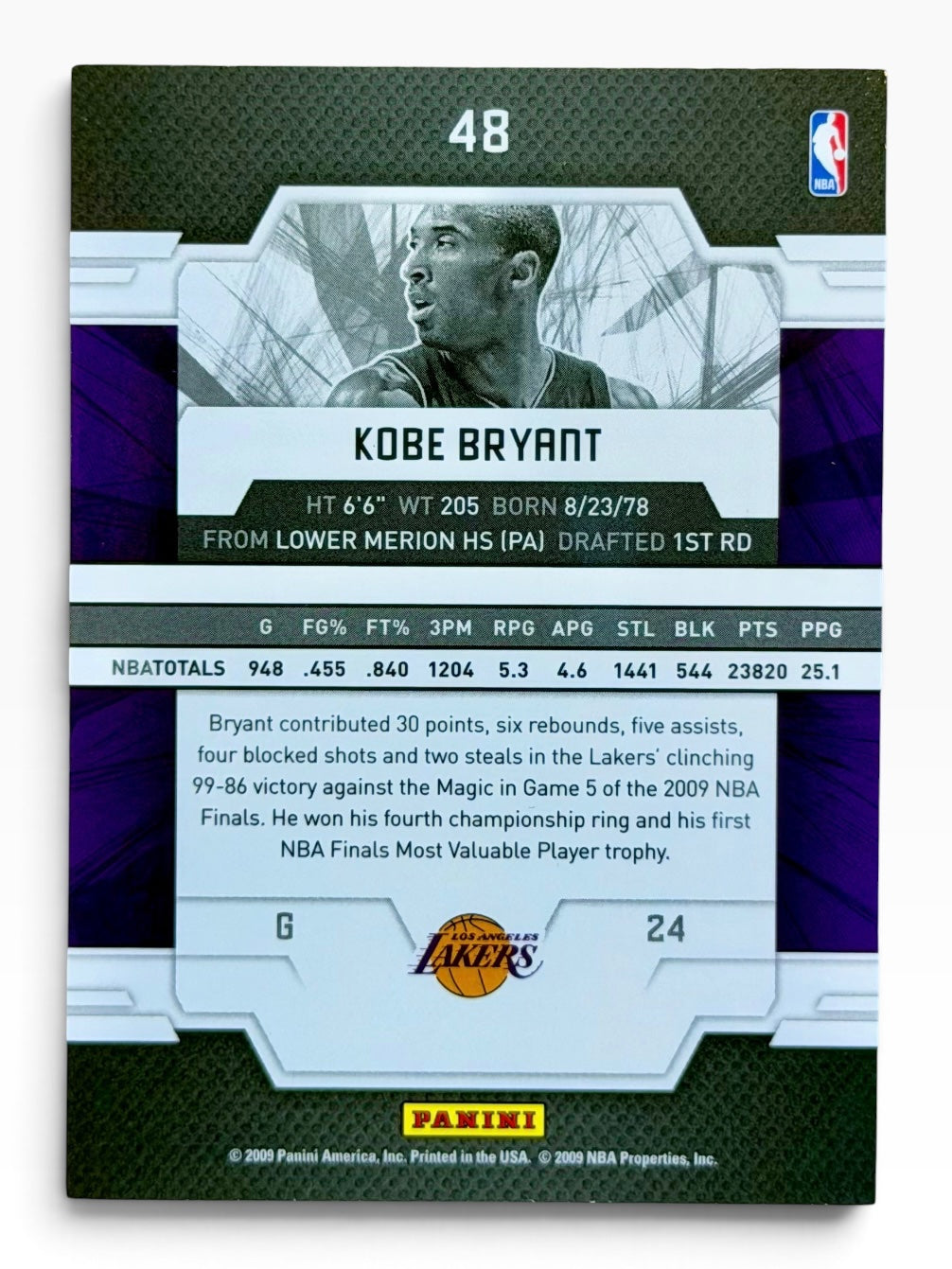 2009 Panini Donruss Elite Kobe Bryant