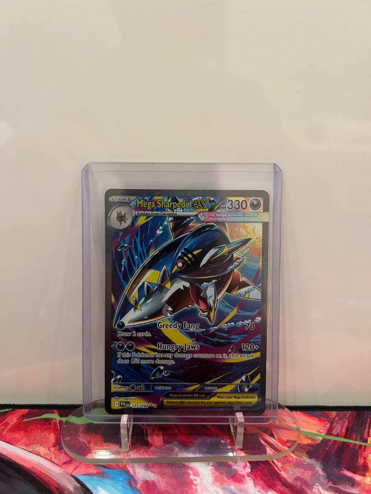Mega Sharpedo ex 127/094 (Phantasmal Flames)