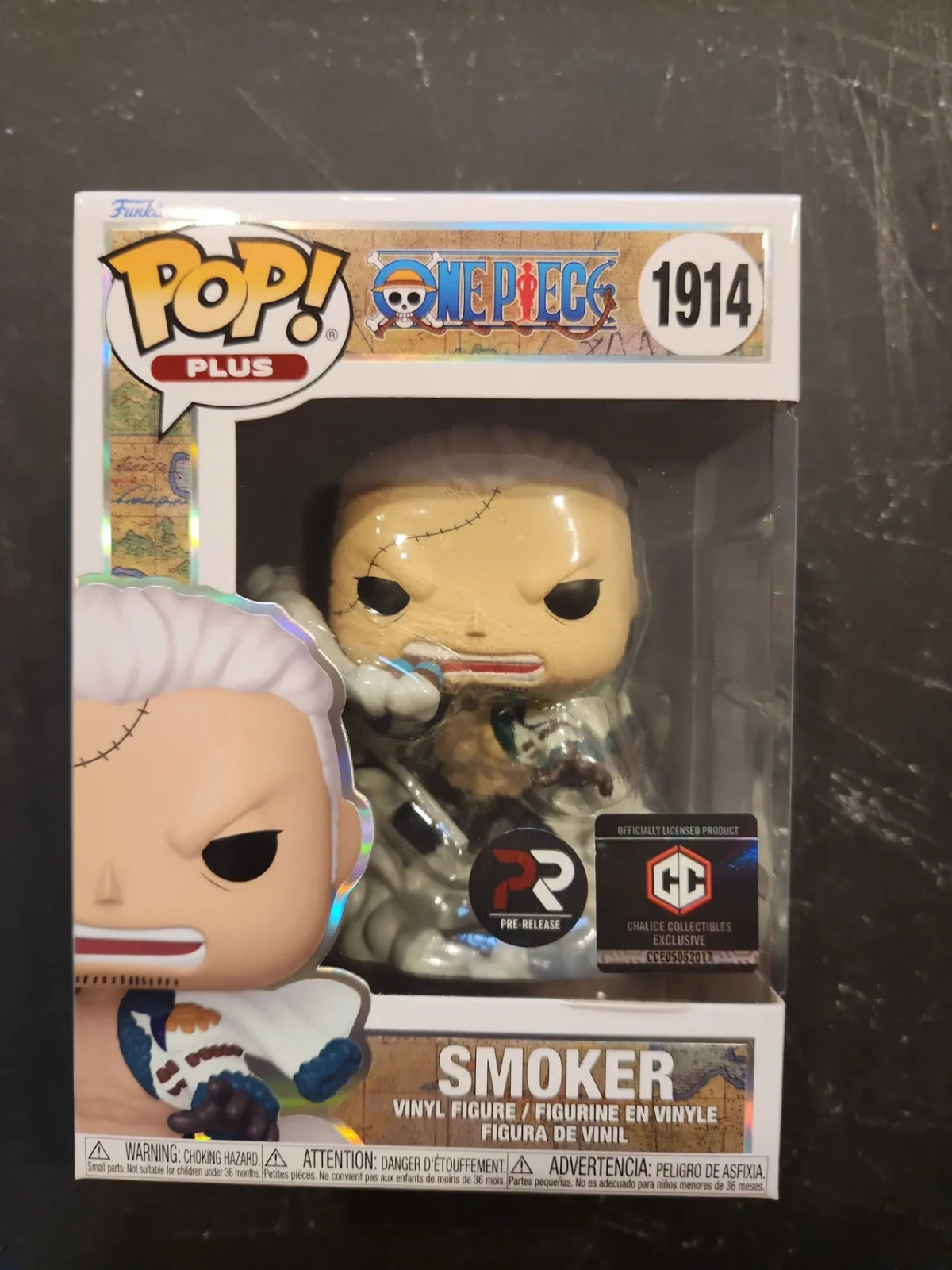 OnePiece funko pop!- smoker 1914 (Pre-Release Chalice exclusive)