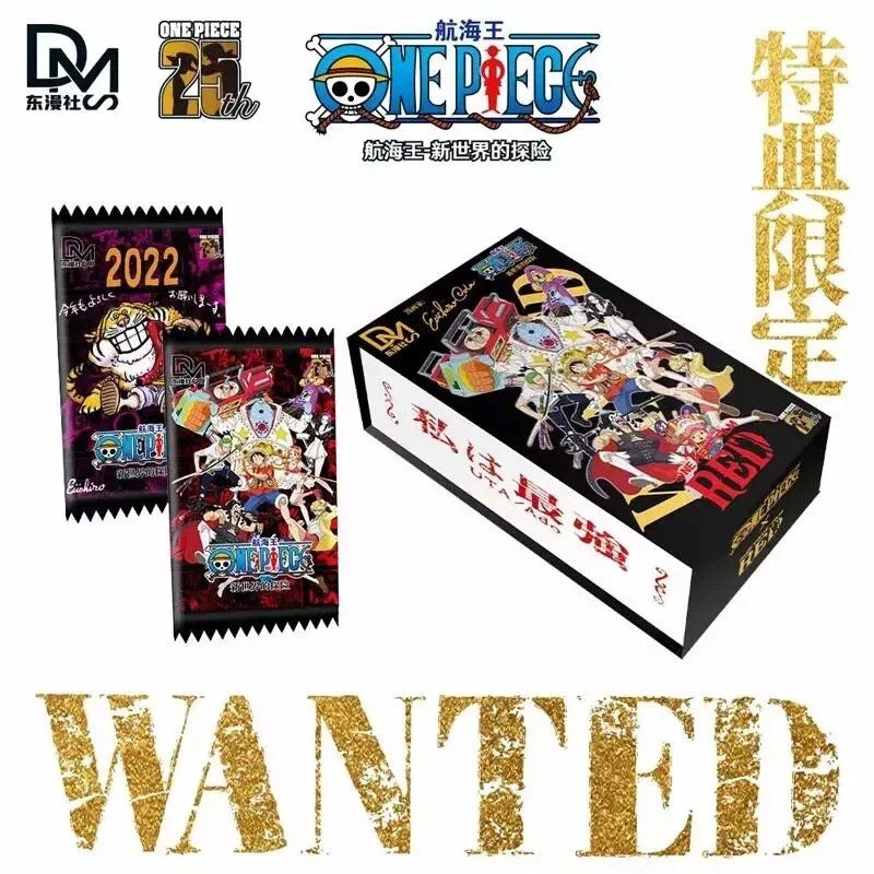 One Piece Trading Cards 21 Pack Box Anime CCG Booster Box Film Red Wanted！