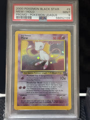 Mew (9) 09/53 (WoTC Promo) — PSA 9 (Swirl)