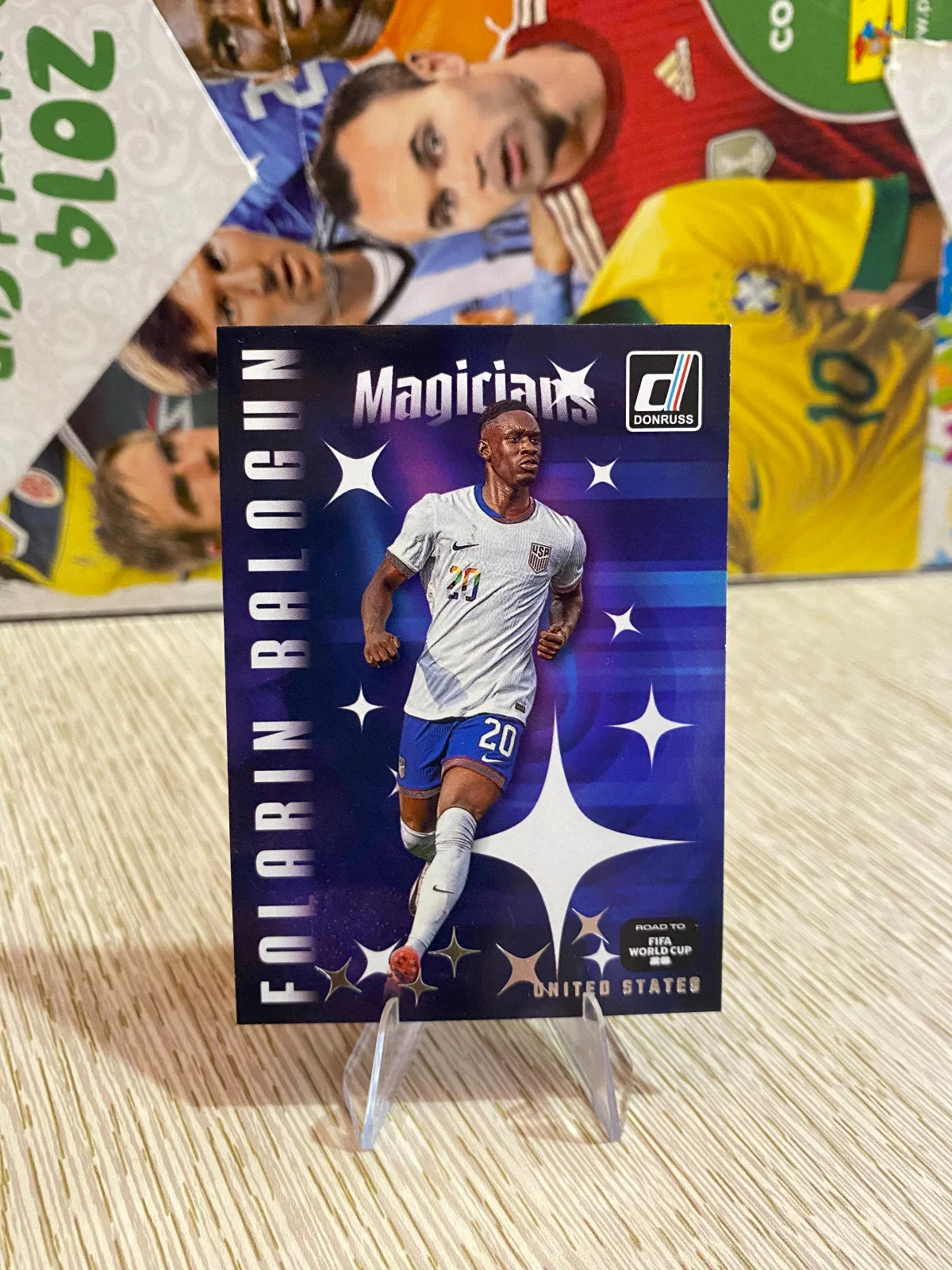 2025-26 Donruss Road to FIFA World Cup - Magicians #9 Folarin Balogun