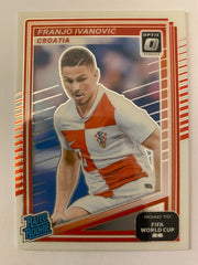 2025-26 Donruss Road to FIFA World Cup - Optic #204 Franjo Ivanovic RATED ROOKIE