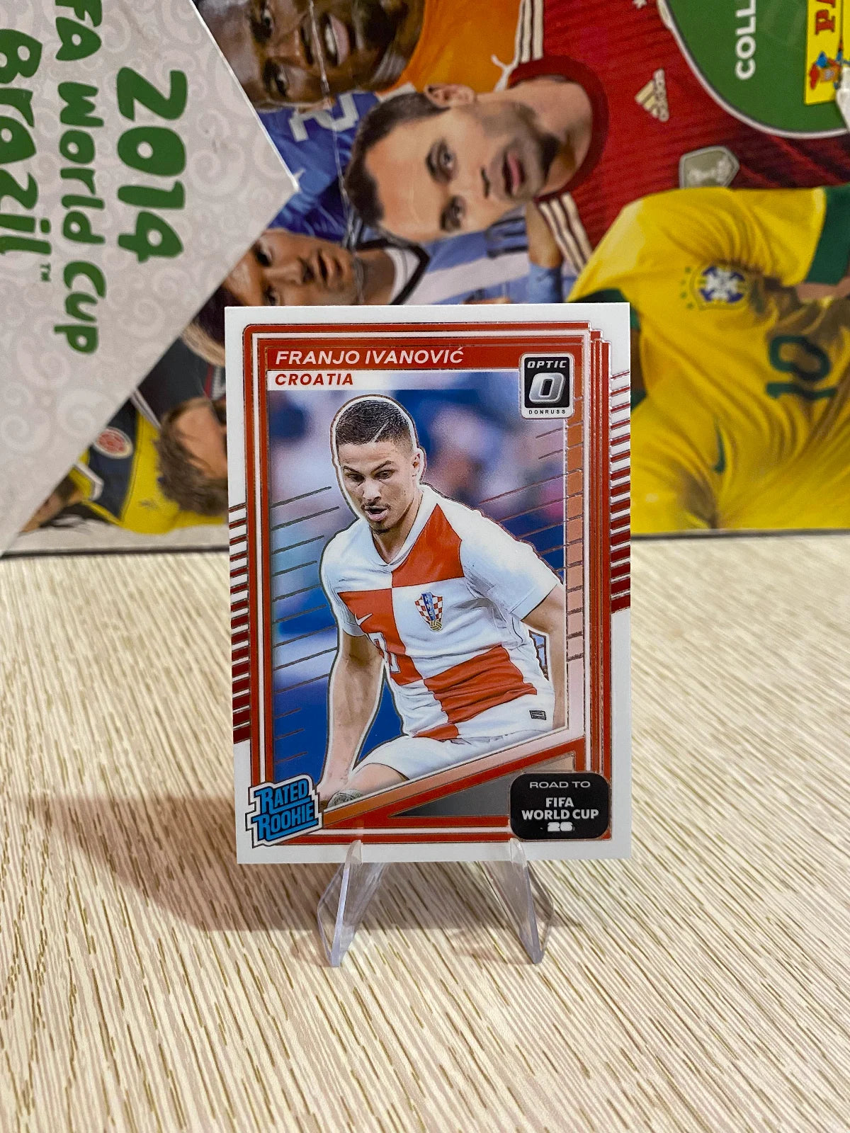 2025-26 Donruss Road to FIFA World Cup - Optic #204 Franjo Ivanovic RATED ROOKIE