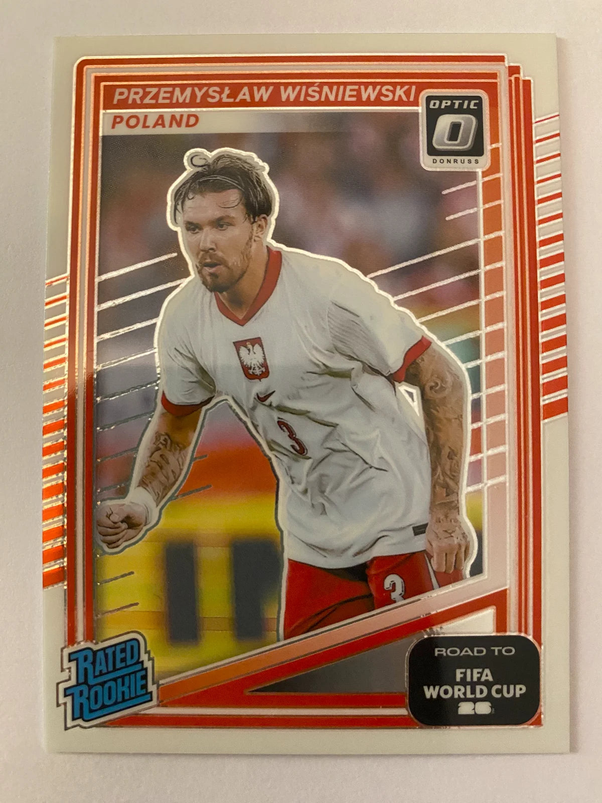 2025-26 Donruss Road to FIFA World Cup - Optic #228 Przemyslaw Wisniewski RATED ROOKIE