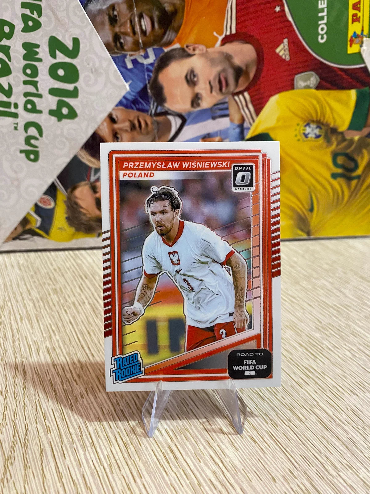 2025-26 Donruss Road to FIFA World Cup - Optic #228 Przemyslaw Wisniewski RATED ROOKIE