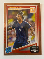2025-26 Donruss Road to FIFA World Cup - Bronze #201 Damion Downs RATED ROOKIE