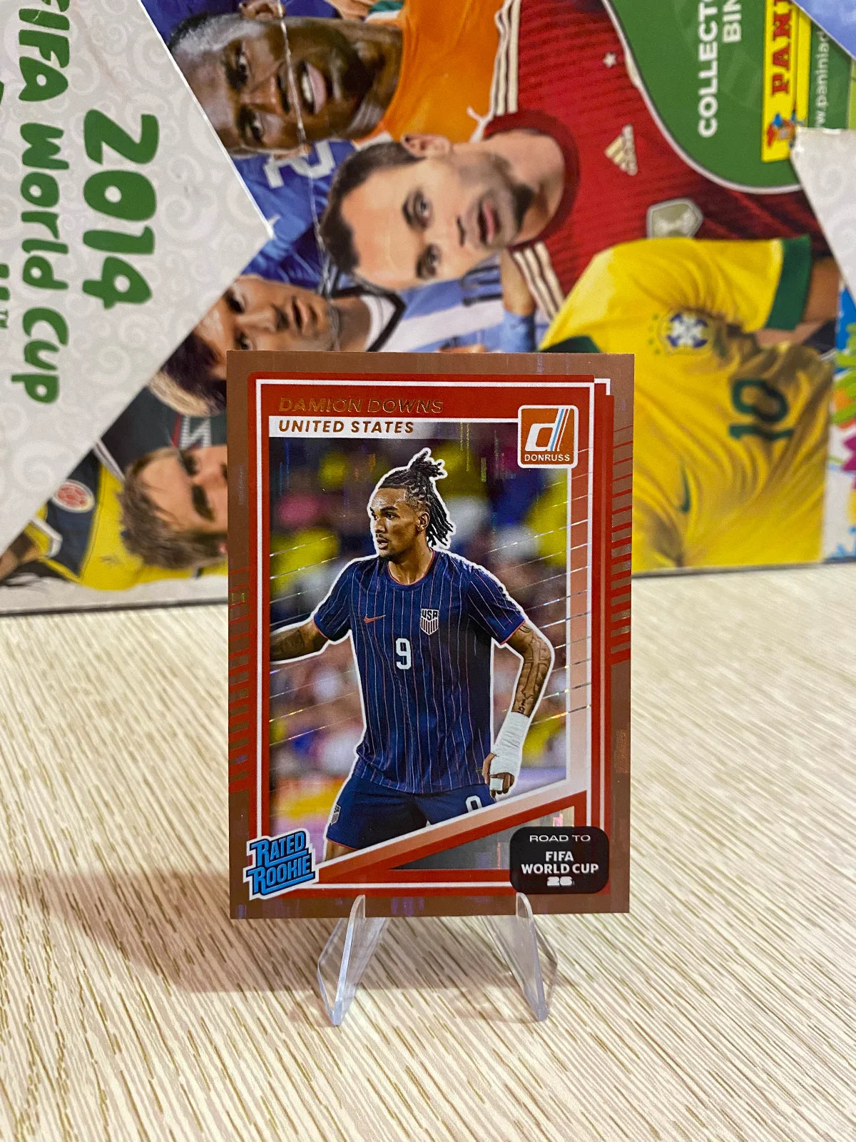 2025-26 Donruss Road to FIFA World Cup - Bronze #201 Damion Downs RATED ROOKIE