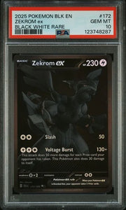 Zekrom ex 172/086 (Black Bolt) — PSA 10