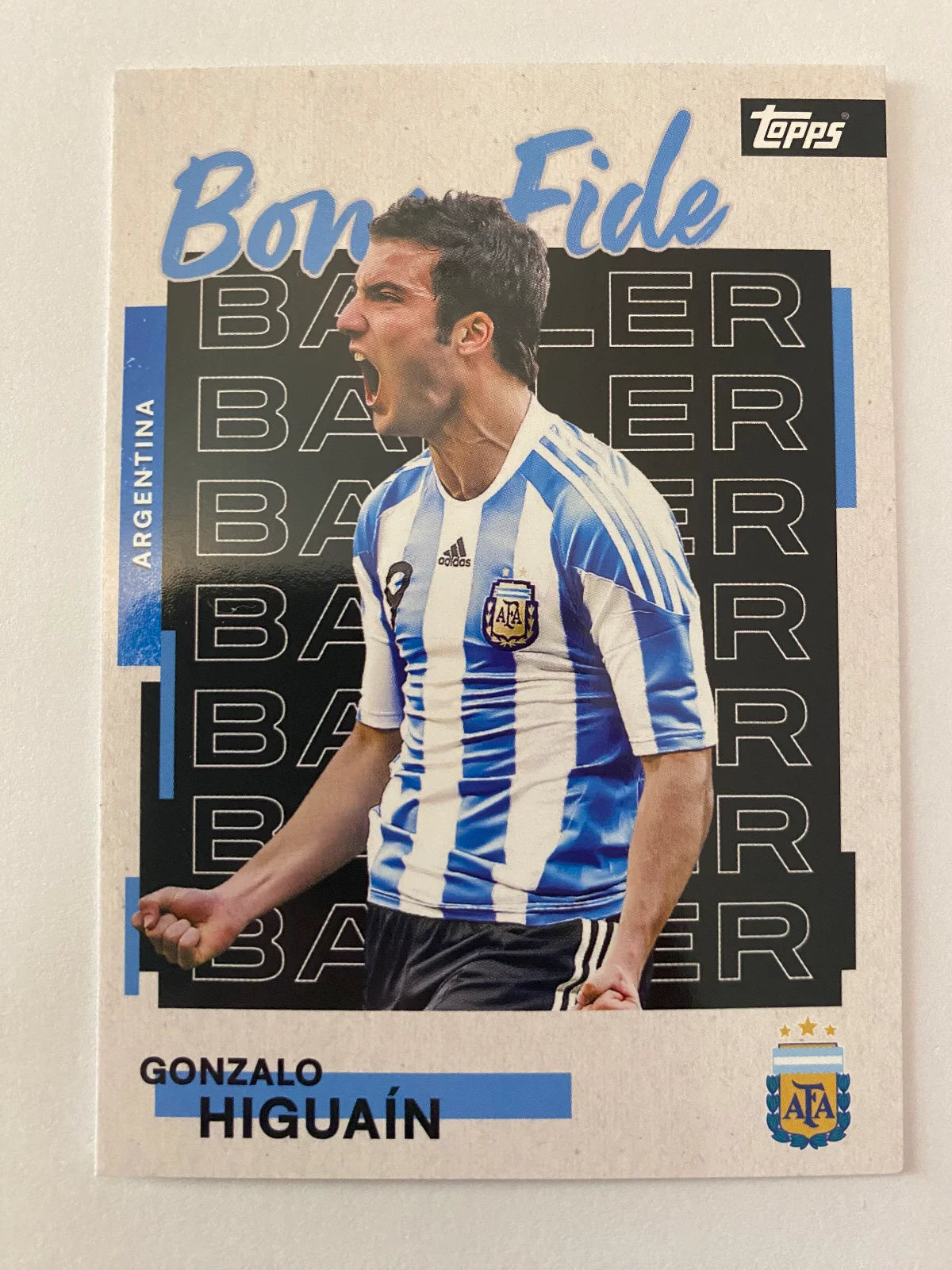 2026 Topps Argentina Team Set - #24 Gonzalo Higuaín BONAFIDE BALLER