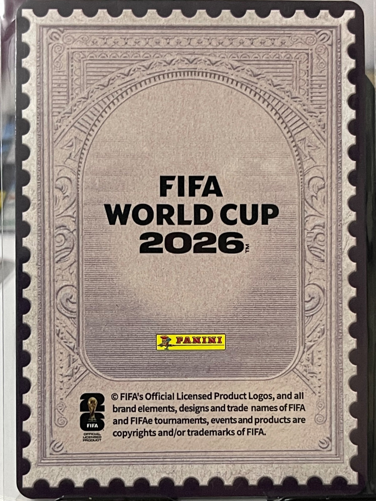 Yassine Bounou, premium stamp design insert card