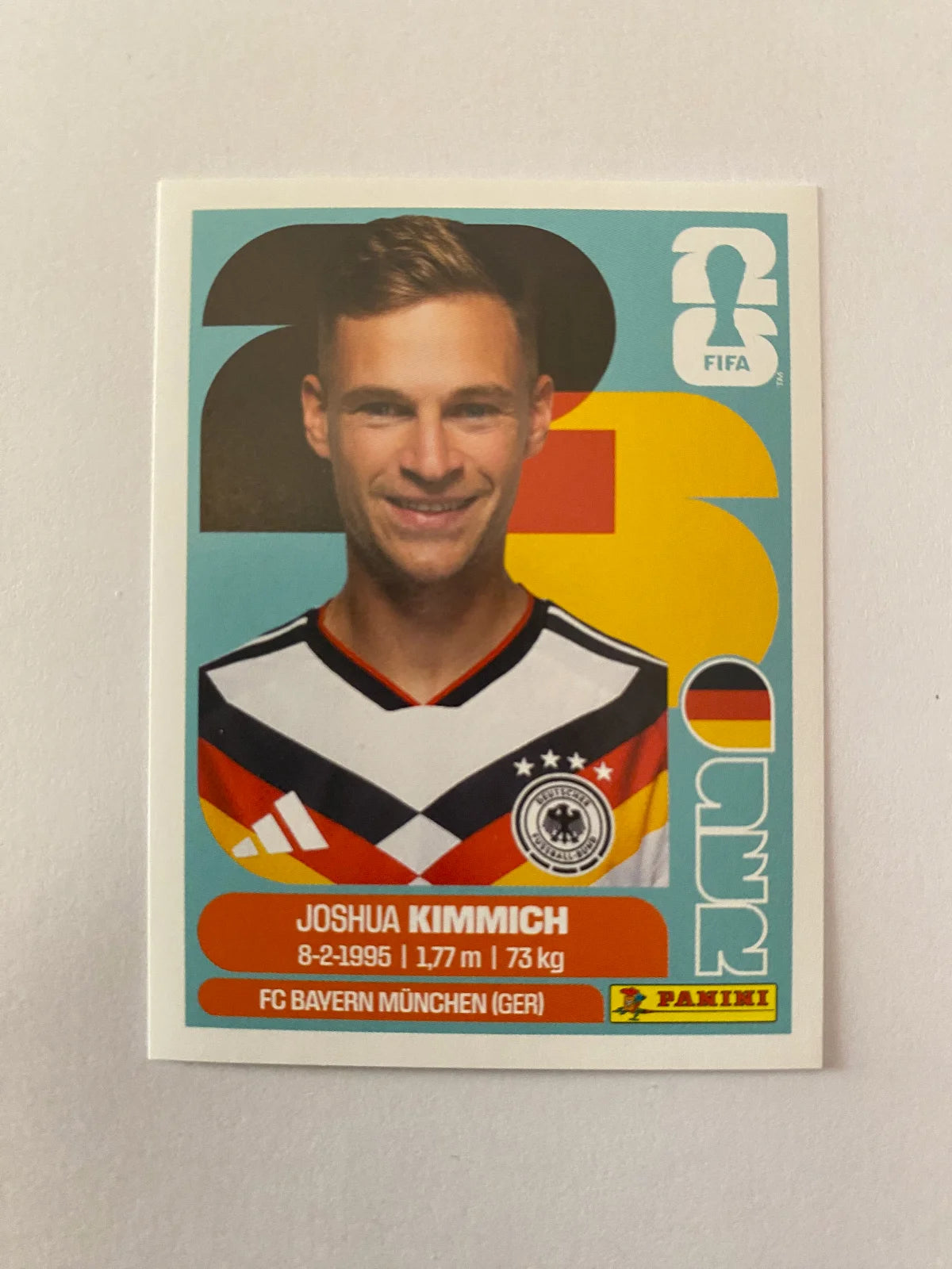 2026 Panini FIFA World Cup Stickers Blue Fronts w/ White Border - #GER10 Joshua Kimmich