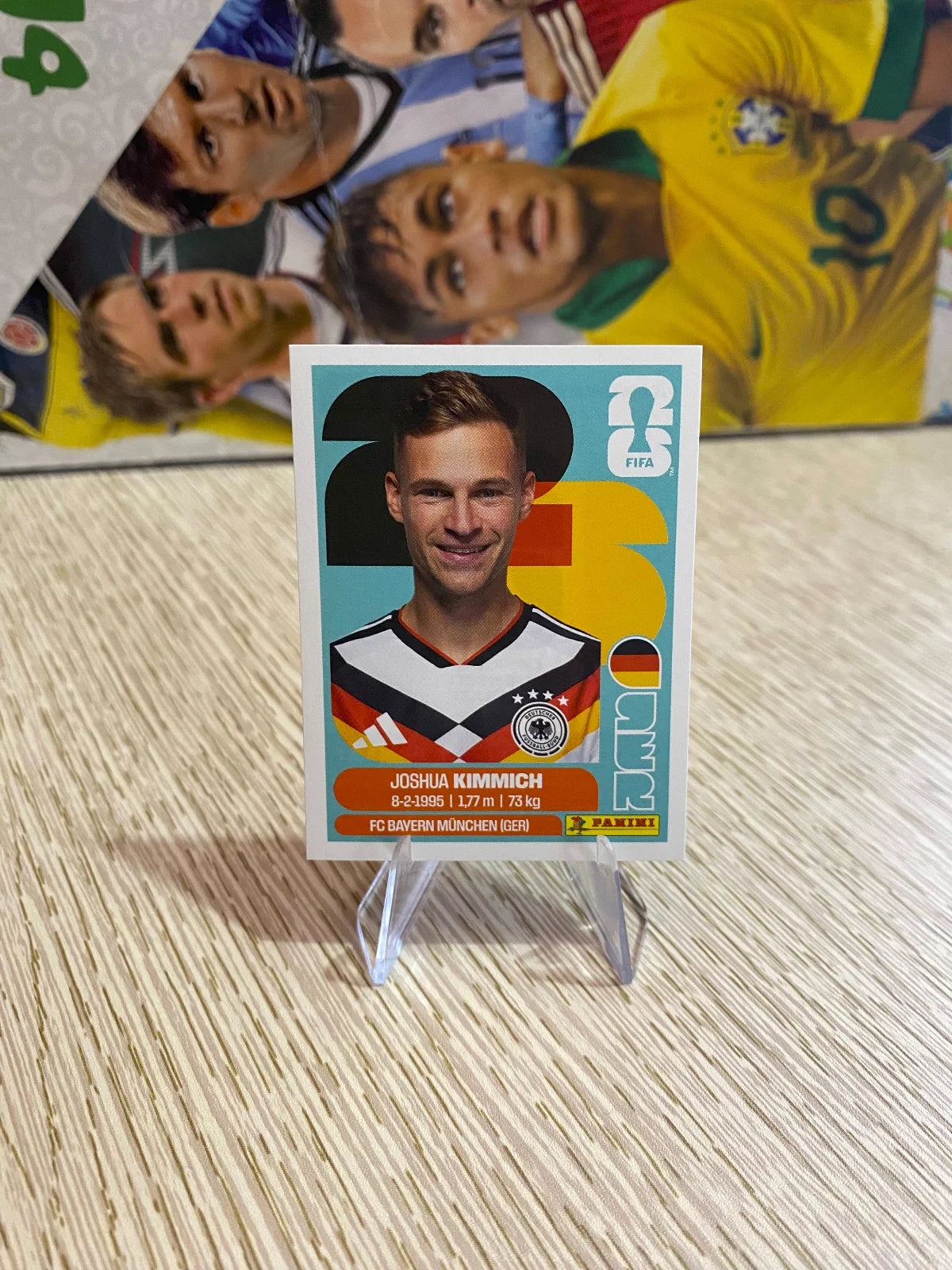 2026 Panini FIFA World Cup Stickers Blue Fronts w/ White Border - #GER10 Joshua Kimmich