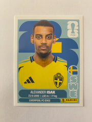 2026 Panini FIFA World Cup Stickers Blue Fronts w/ White Border - #SWE19 Alexander Isak