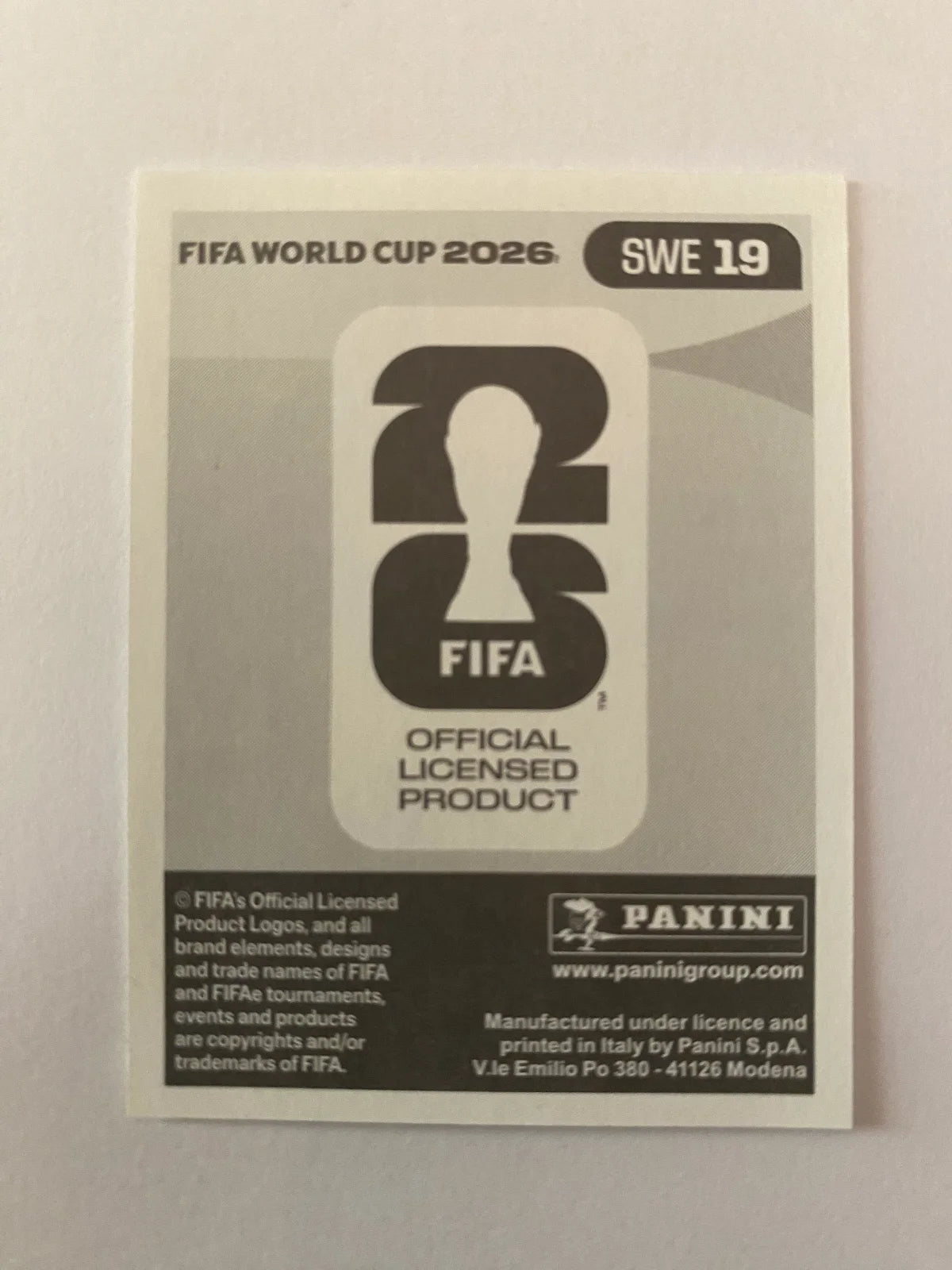 2026 Panini FIFA World Cup Stickers Blue Fronts w/ White Border - #SWE19 Alexander Isak