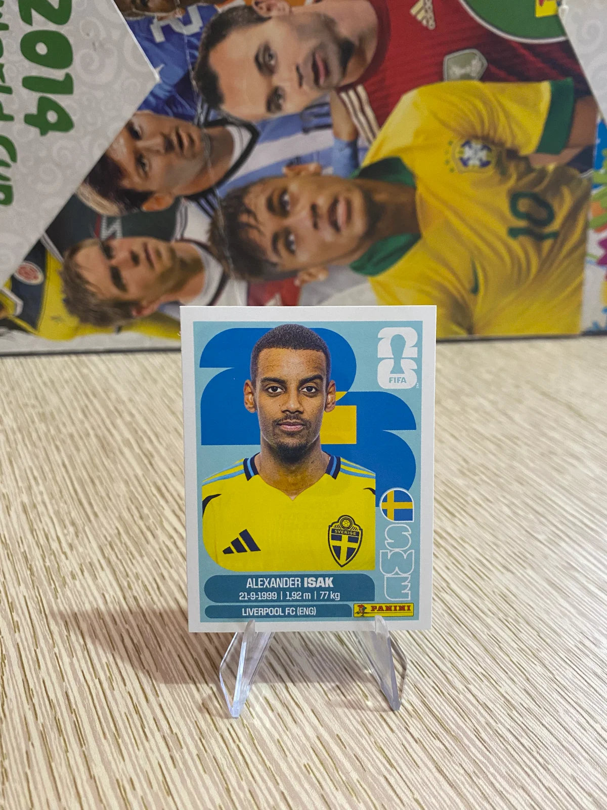 2026 Panini FIFA World Cup Stickers Blue Fronts w/ White Border - #SWE19 Alexander Isak