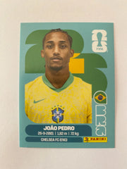2026 Panini FIFA World Cup Stickers International Edition "Printed in Italy" Back - #BRA16 João Pedro