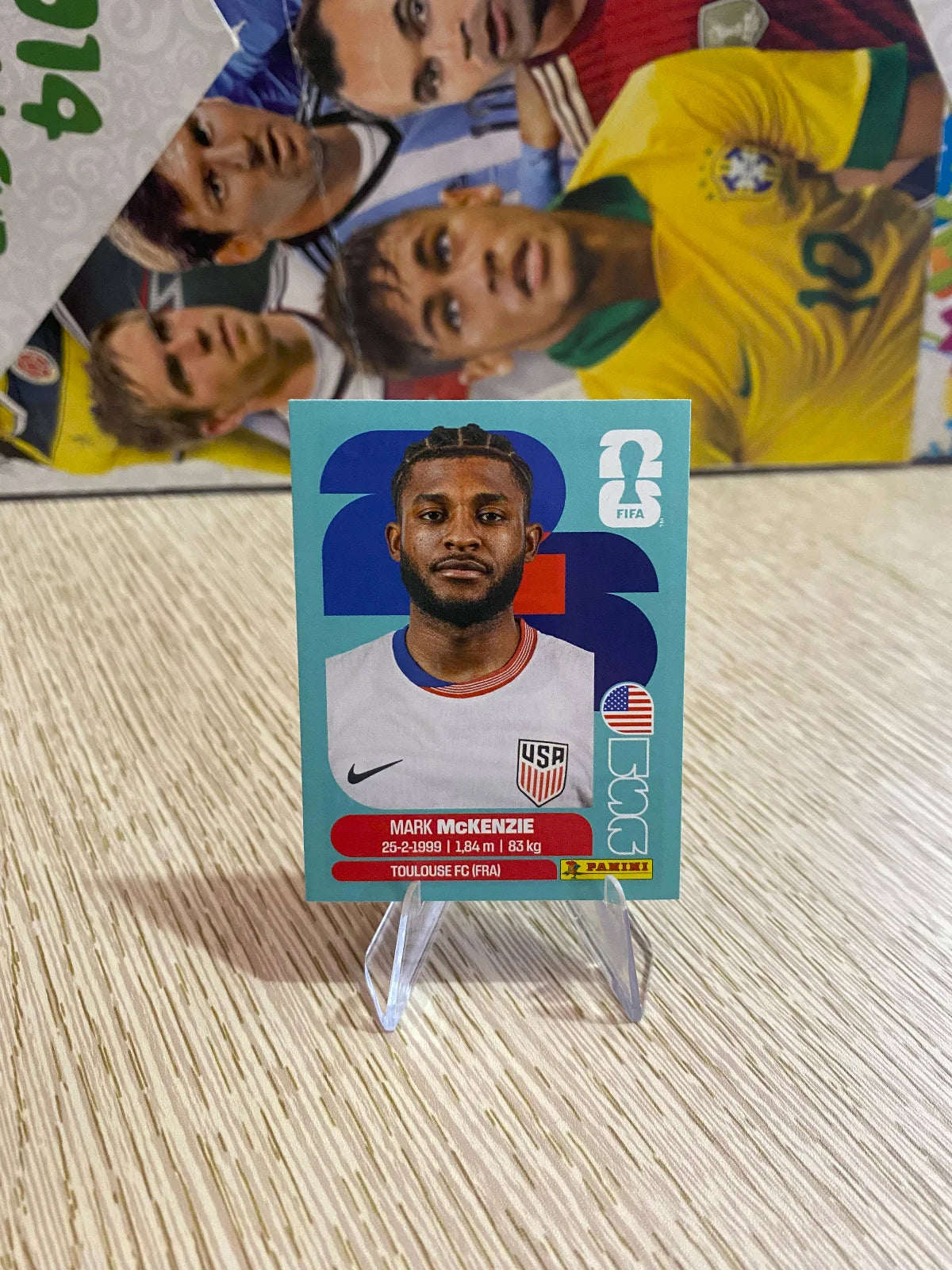 2026 Panini FIFA World Cup Stickers International Edition "Printed in Italy" Back - #USA5 Mark McKenzie