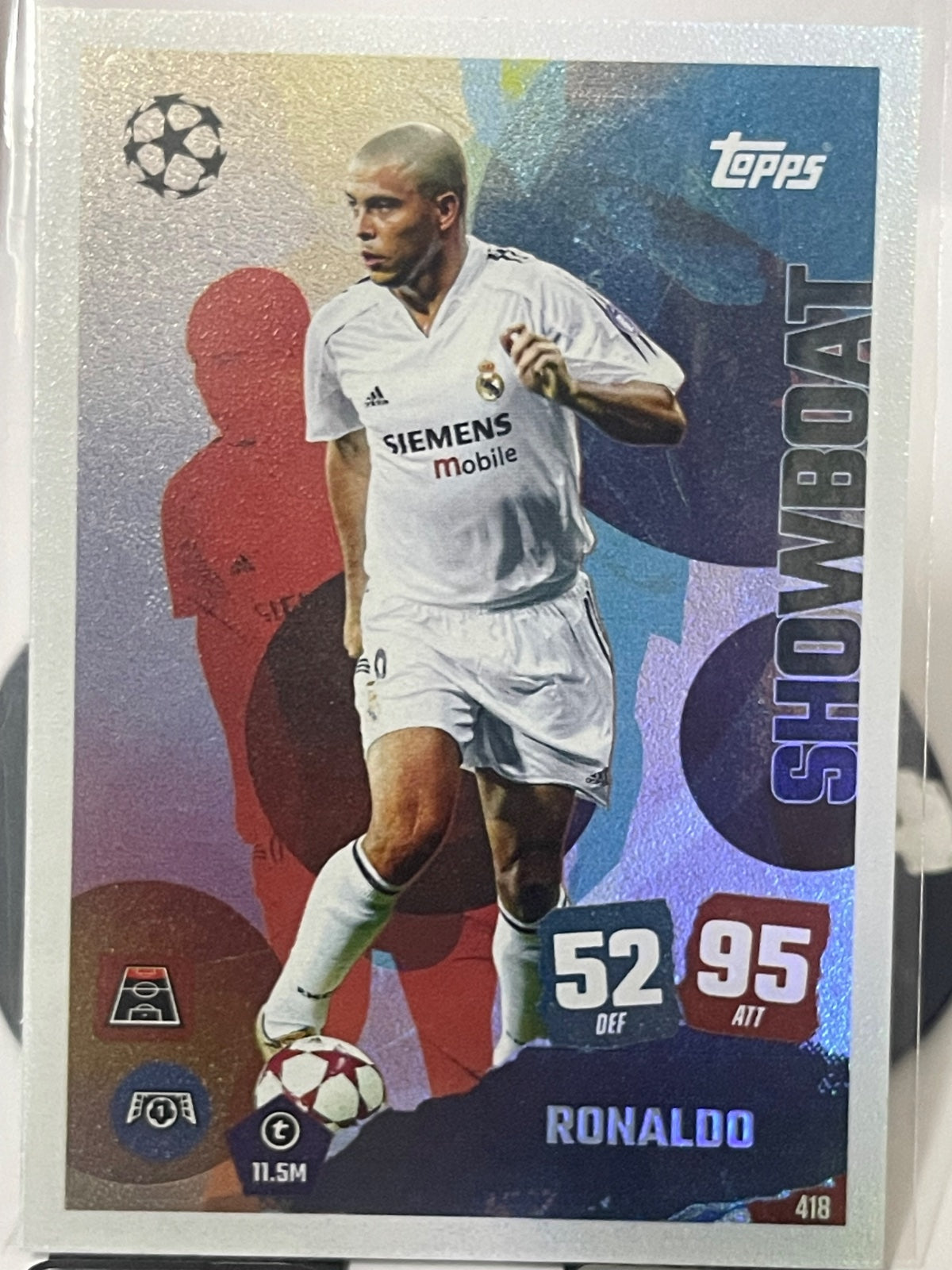 Ronaldo (R9) Real Madrid "Showboat" Foil Insert (#418)