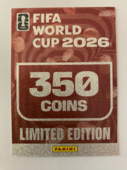 2026 Panini Adrenalyn XL FIFA World Cup - Limited Edition NNO 350 Coins