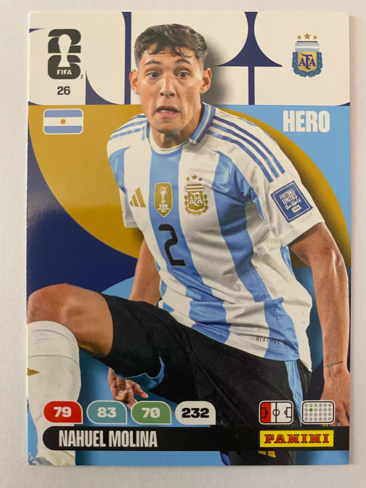 2026 Panini Adrenalyn XL FIFA World Cup - #26 Nahuel Molina