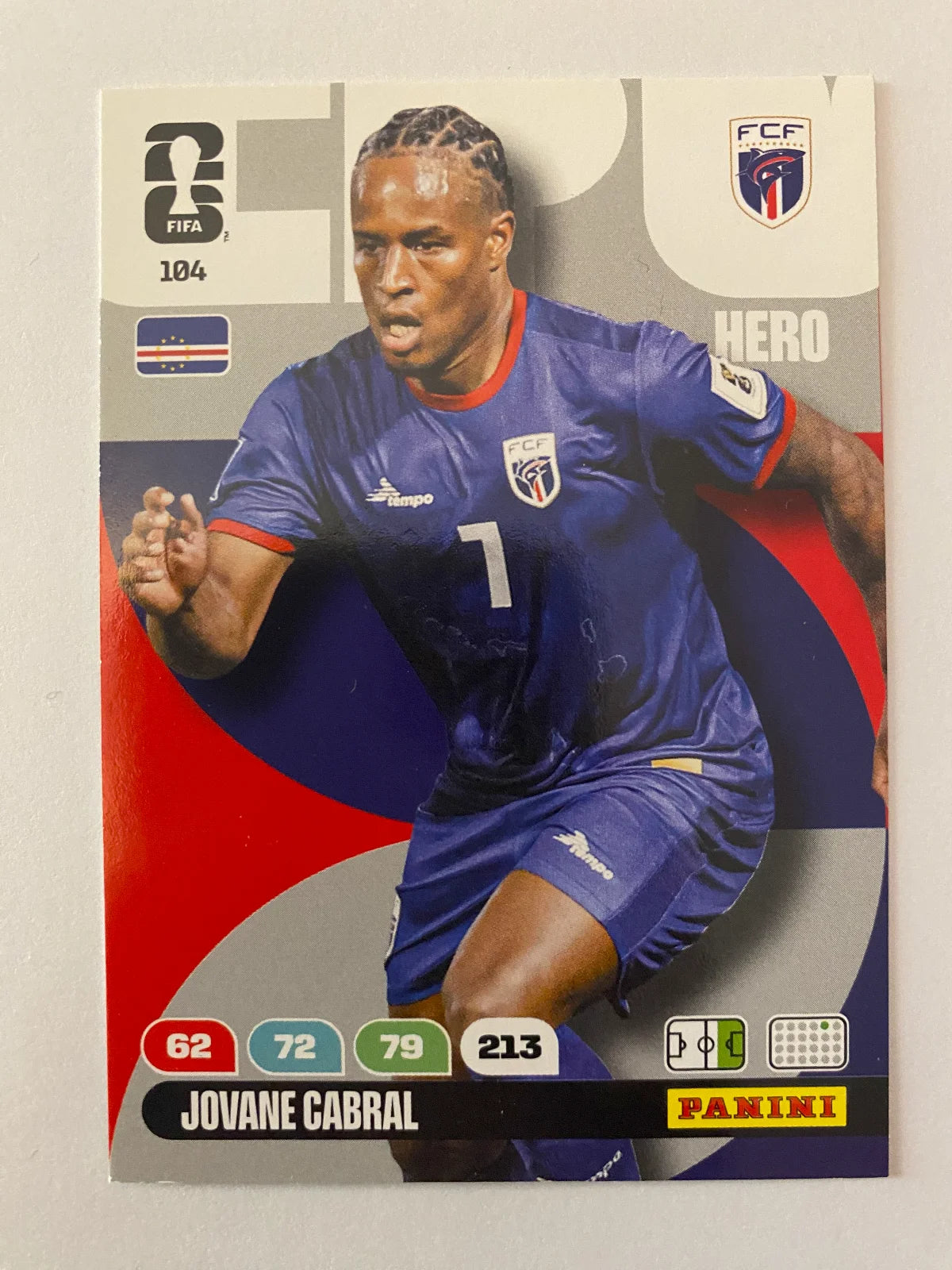 2026 Panini Adrenalyn XL FIFA World Cup - #104 Jovane Cabral