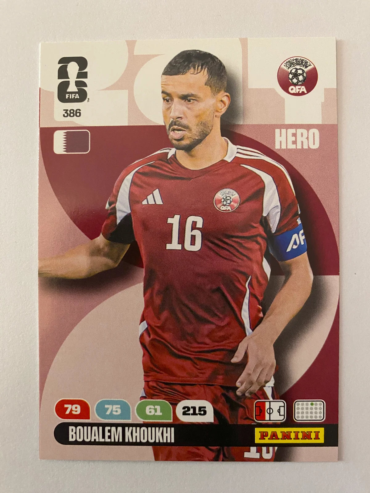 2026 Panini Adrenalyn XL FIFA World Cup - #386 Boualem Khoukhi