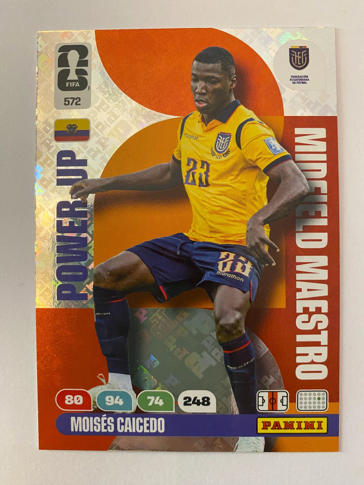 2026 Panini Adrenalyn XL FIFA World Cup - #572 Moises Caicedo