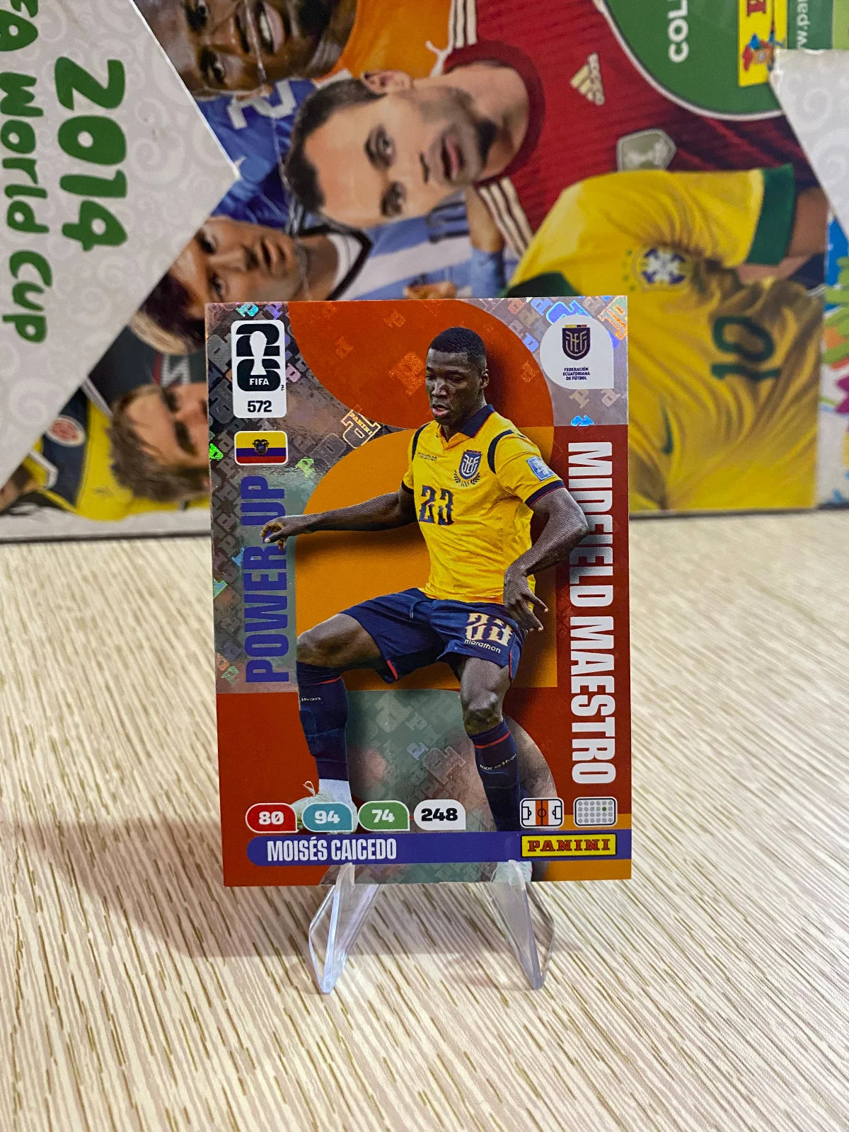 2026 Panini Adrenalyn XL FIFA World Cup - #572 Moises Caicedo
