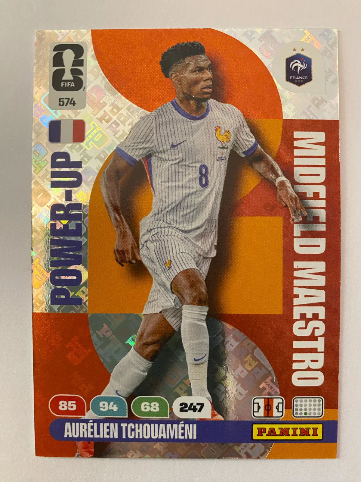 2026 Panini Adrenalyn XL FIFA World Cup - #574 Aurelien Tchouameni