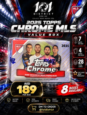 2025 TOPPS CHROME MLS Value box