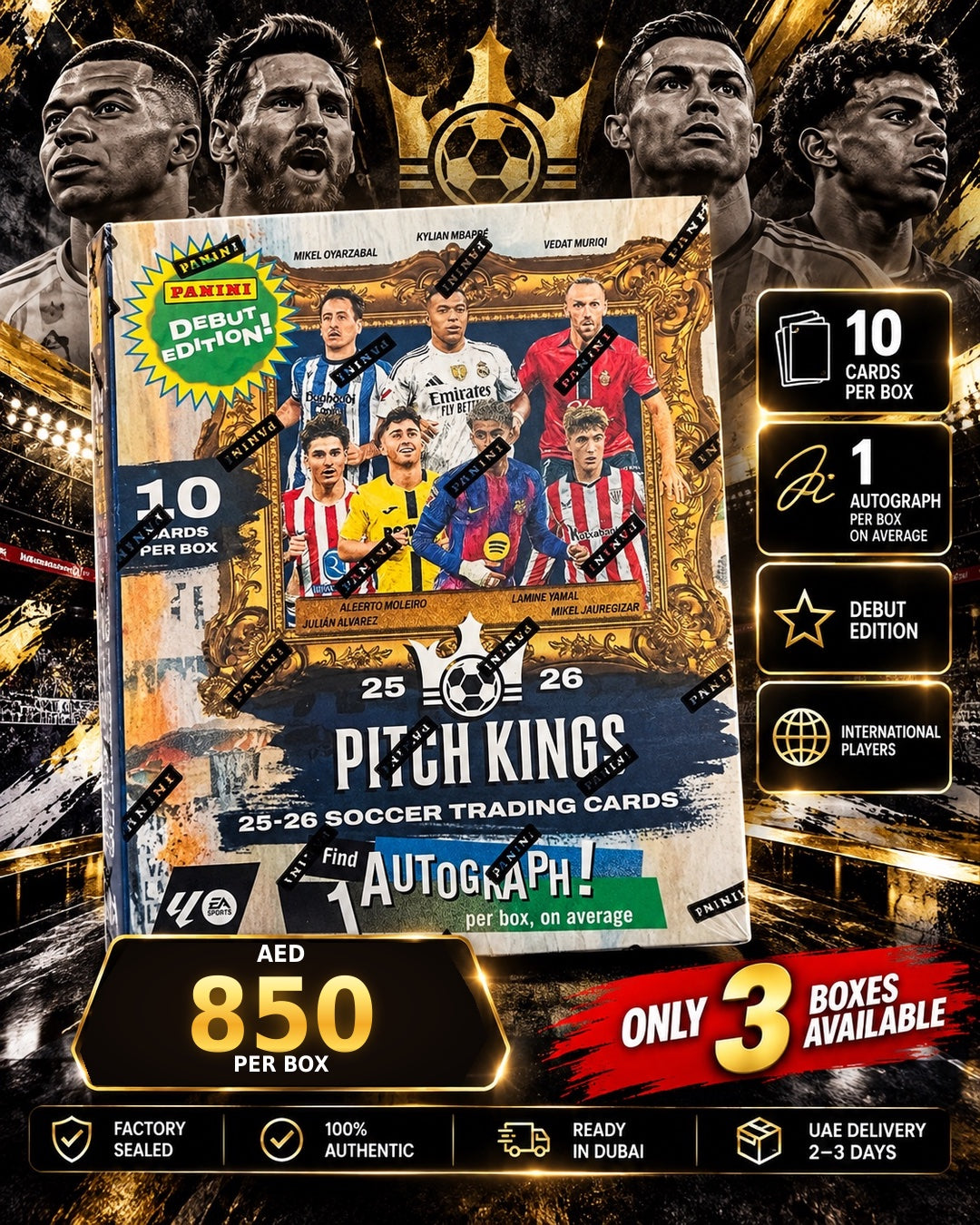 Panini Pitch Kings Soccer — Debut Edition