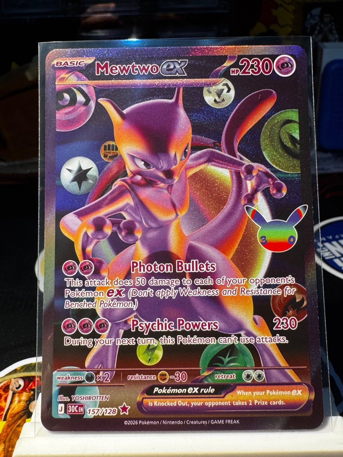 Mewtwo ex 157/128 (30th Celebration)