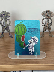 Natsucomi Luffy Water Melon Eiichiro Oda signature