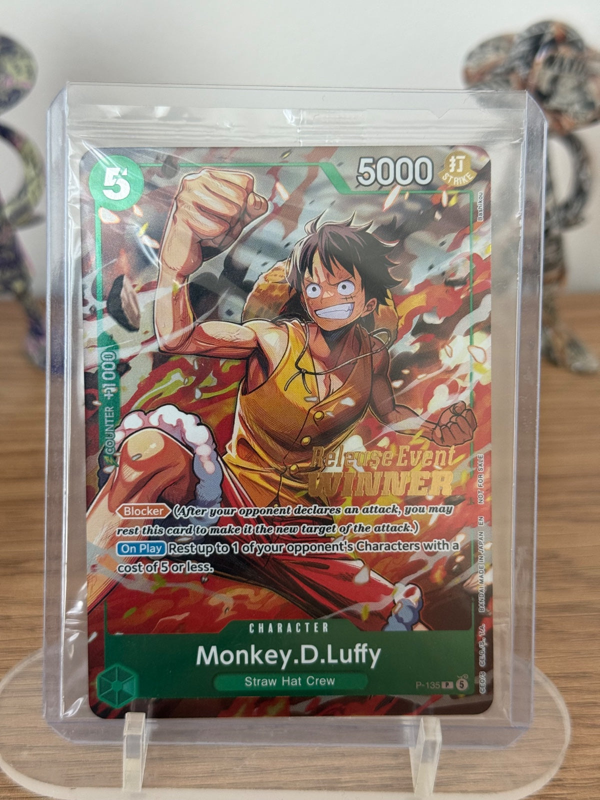 Monkey.D.Luffy (OP16 Release Event Winner) P-135 (One Piece Promotion Cards)