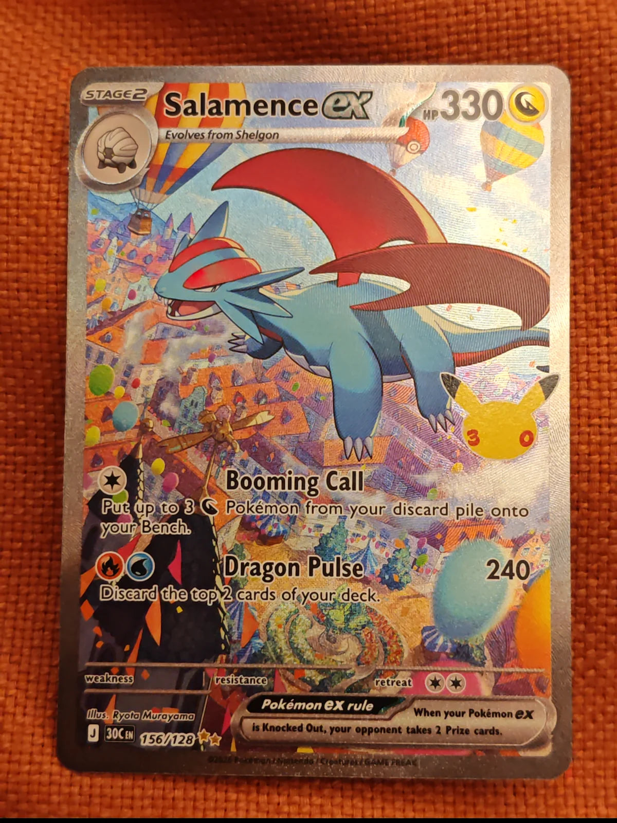 Salamence ex 156/128 (30th Celebration)