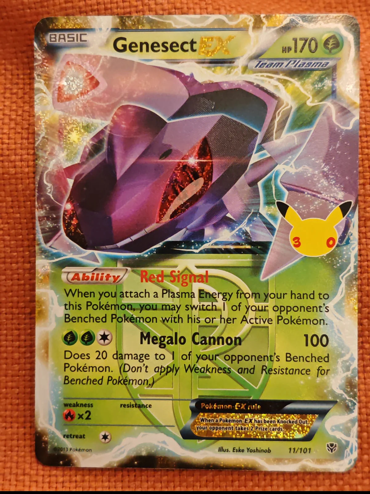 Genesect EX 155/103 (M6a: 30th Celebration)