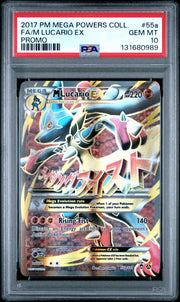 M Lucario EX 55a (Alternate Art Promos) — PSA 10