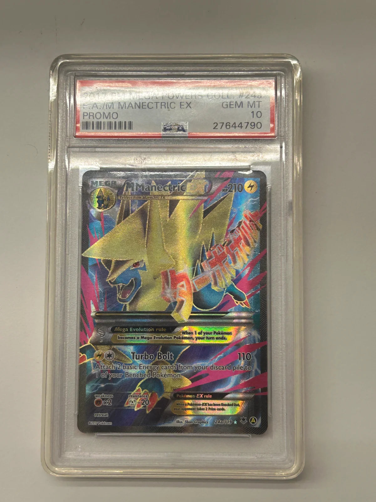 M Manectric EX 24a (Alternate Art Promos) — PSA 10
