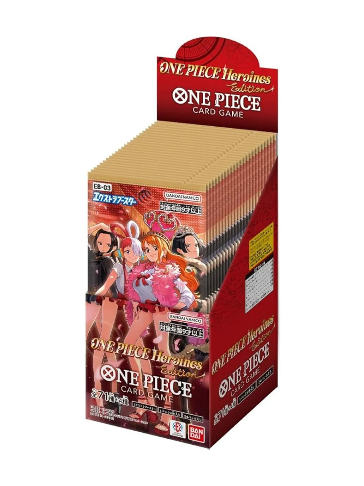 One Piece Card Game EB-03 Heroines Edition Extra Booster Box – Japanese Edition