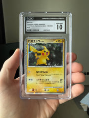 Pikachu (Japanese 11th Movie Commemoration Set) 003/009 (Miscellaneous Cards & Products) — CGC 10