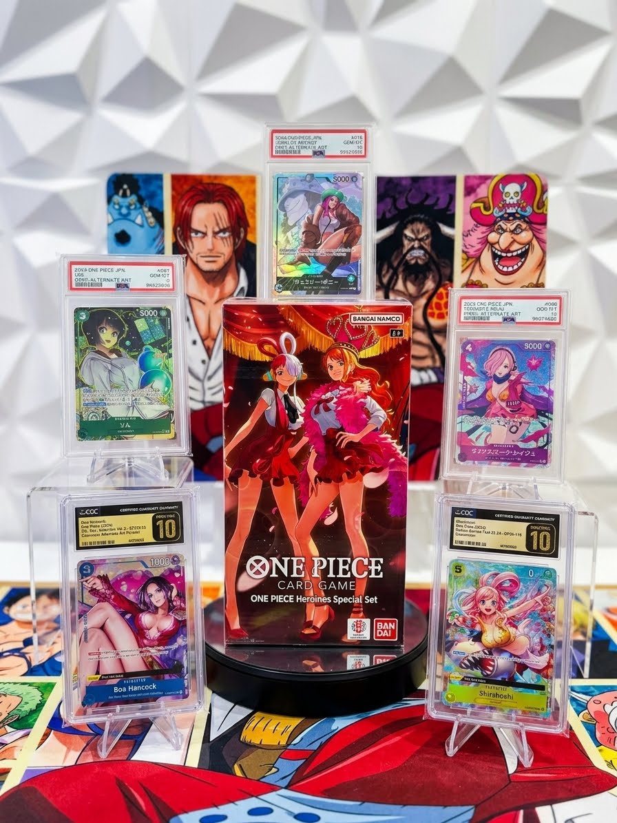 Heroines Special Set + 5SLAB ONE PIECE (PSA & CGC)
