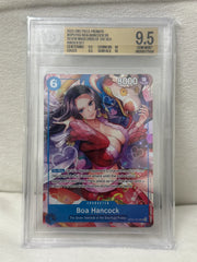 Boa Hancock (Seven Warlords of the Sea Binder Set) OP07-051 (One Piece Promotion Cards) — BGS 9.5