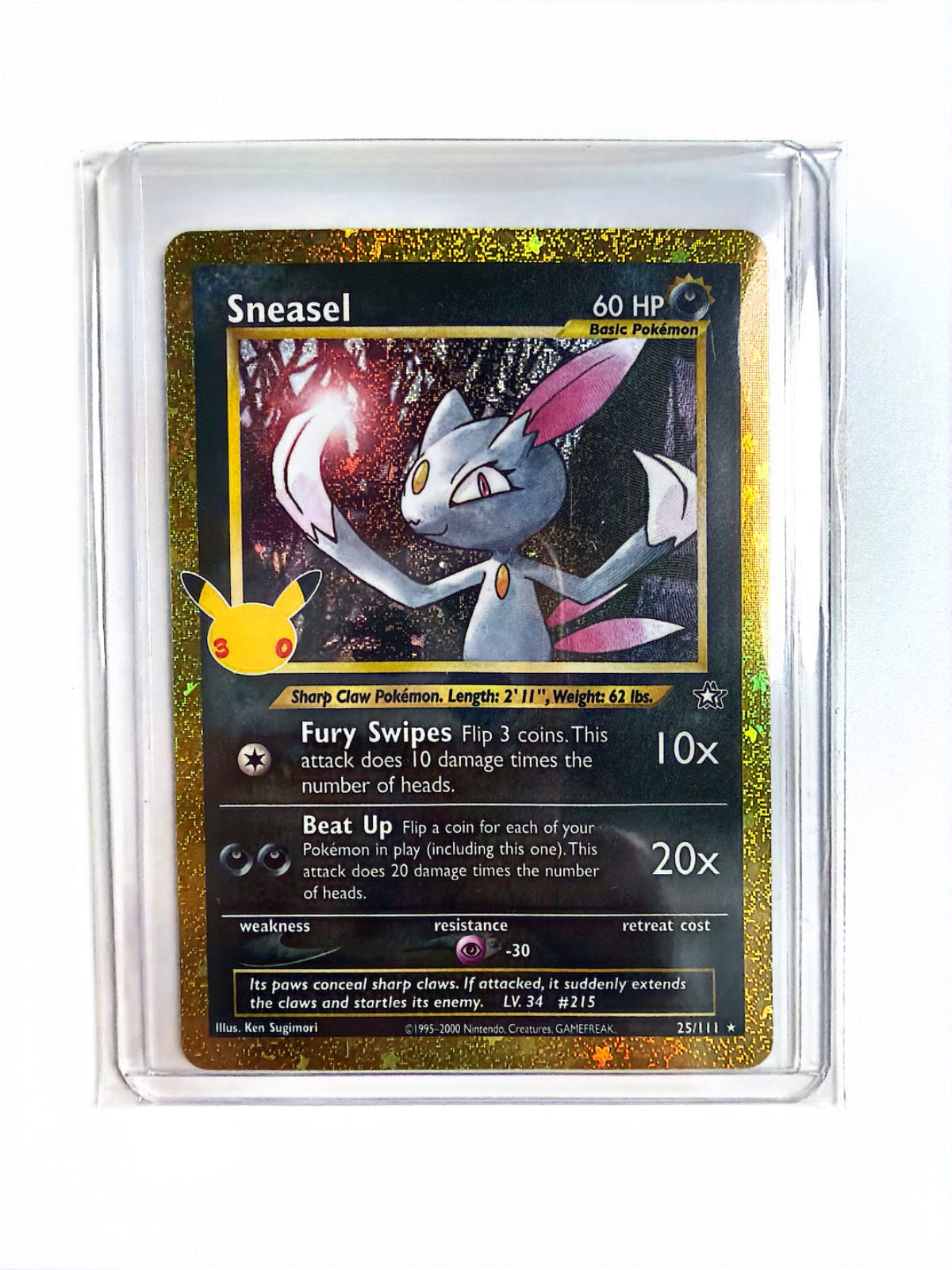 Sneasel 25/111 (30th Celebration: Classic Collection)