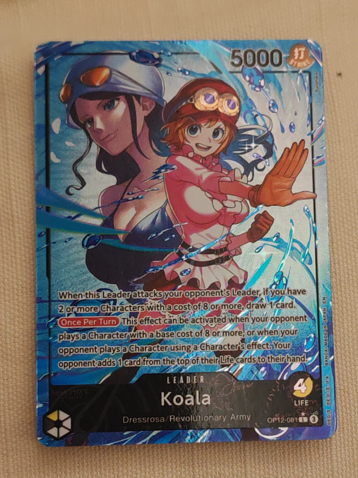 Koala (081) (Alternate Art) OP12-081 (Legacy of the Master)