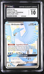 Articuno GX SV54/SV94 (Hidden Fates: Shiny Vault) — CGC 10